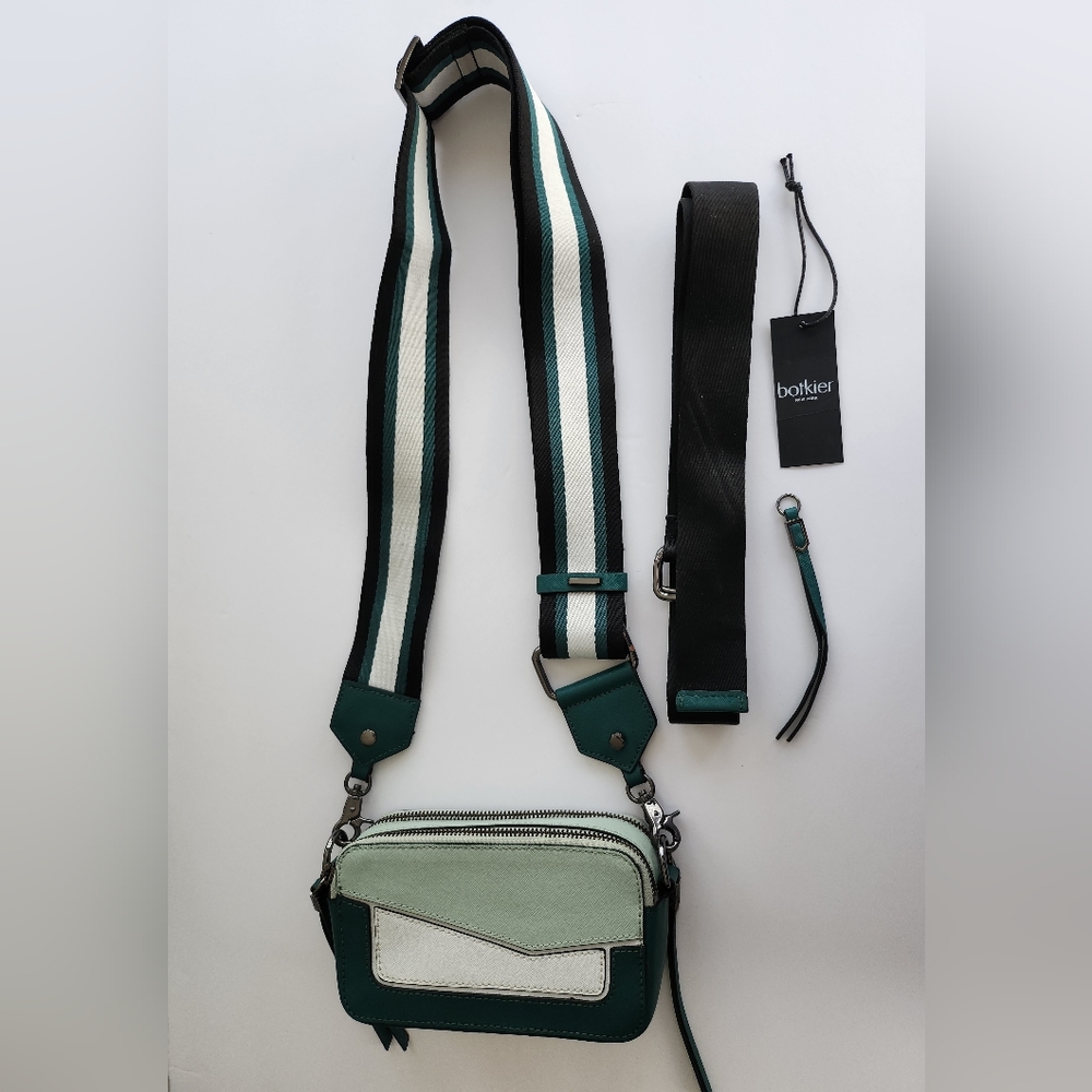 Botkier emerald color block crossbody/belt bag